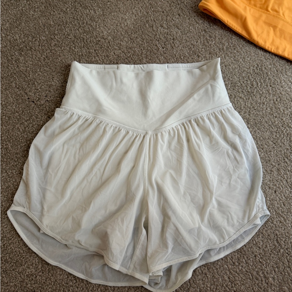 lululemon athletica Women's White Athletic Shorts